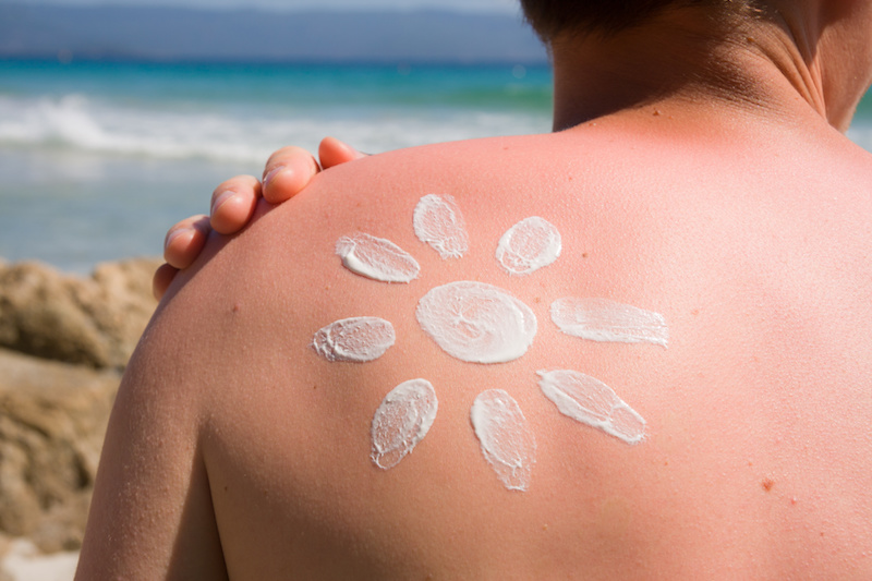 Sunscreen use in FOR MEN Salon and Spa's skin care services for men in Lake Forest, California.