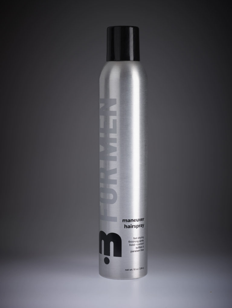 Best men's hairspray | MANeuver Spray by m FOR MEN