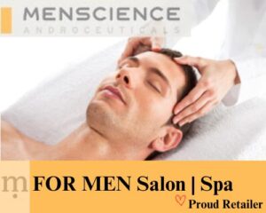 Mens skincare and health treatments at FOR MEN Salon and Spa.