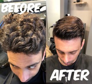 men hair style before and after