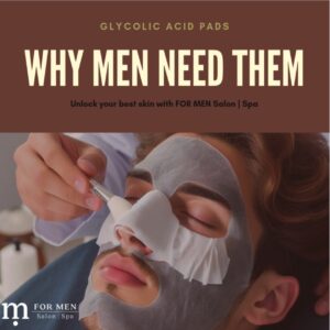 Glycolic acid pads should be in every man's skincare routine.