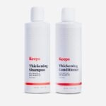 Hair loss shampoo and conditioner by Keeps.