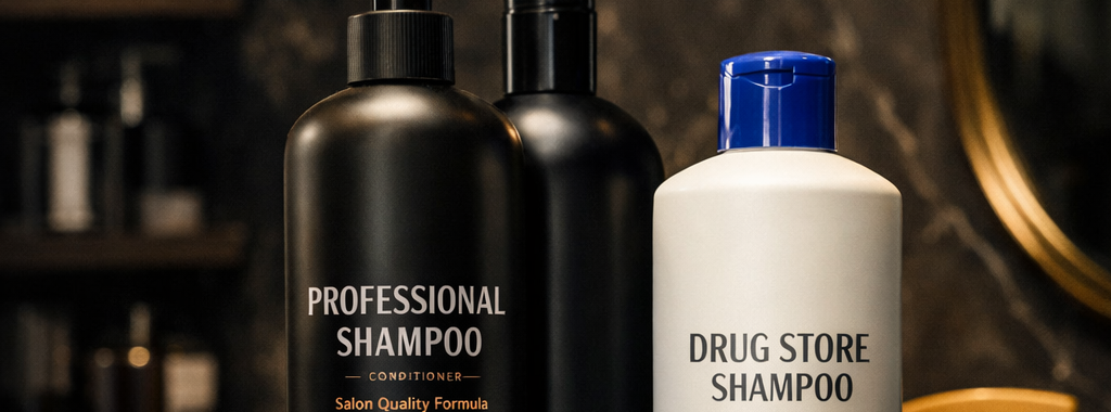 Shampoo for men is not just about hair cleaning but scalp care. Learn about Professional versus drugstore shampoo at the m blog today.