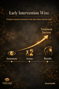 Early intervention in scalp issues equals better hair health.