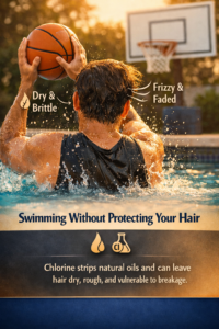 Summer damaged hair happens with chlorine build up on the hair. 