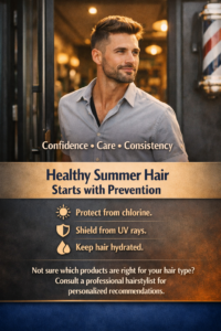 Restore damaged hair at the FOR MEN Salon and Spa in Lake Forest, California.